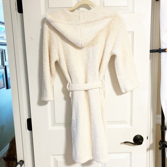 Barefoot Dreams Bamboo Chic Cozy Knit Robe with Hood Size 6-8 - Picture 2 of 6